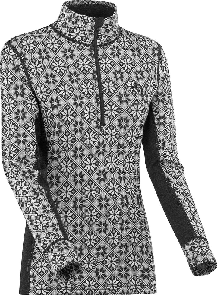 Kari Traa - Rose Half-Zip Base Layer Top in Black