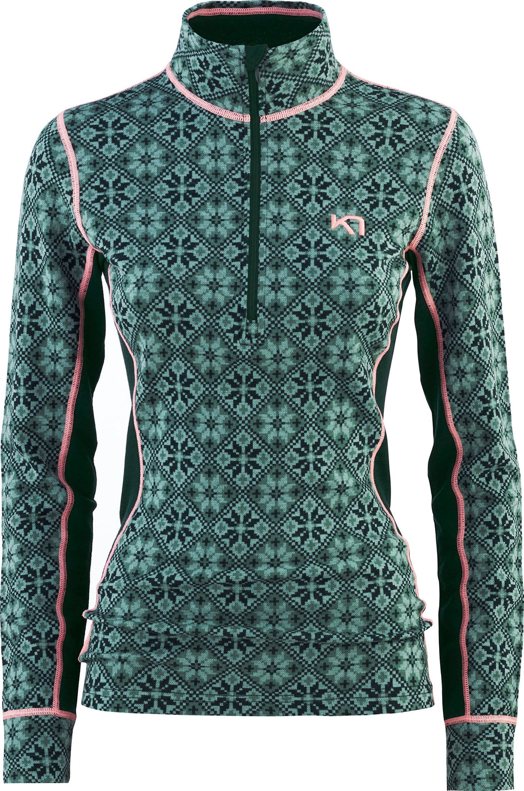 Kari Traa - Rose Half-Zip Base Layer Top in Murk