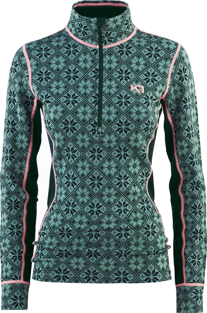 Kari Traa - Rose Half-Zip Base Layer Top in Murk