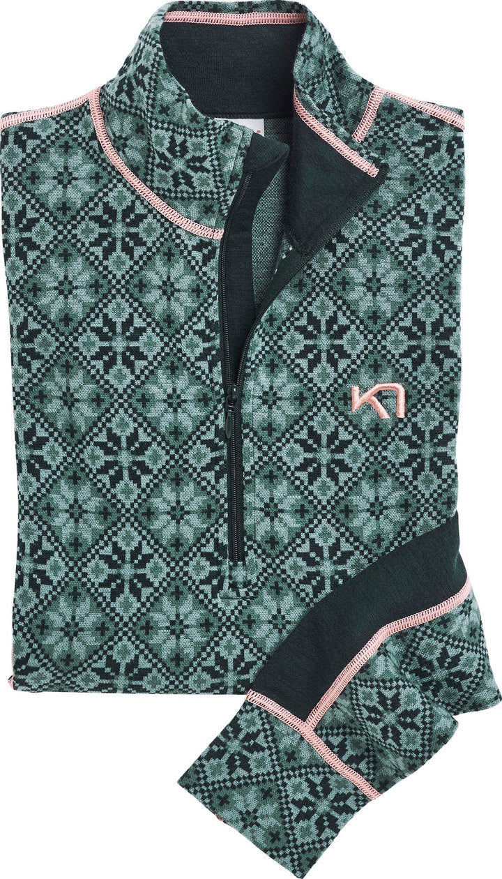 Kari Traa - Rose Half-Zip Base Layer Top in Murk