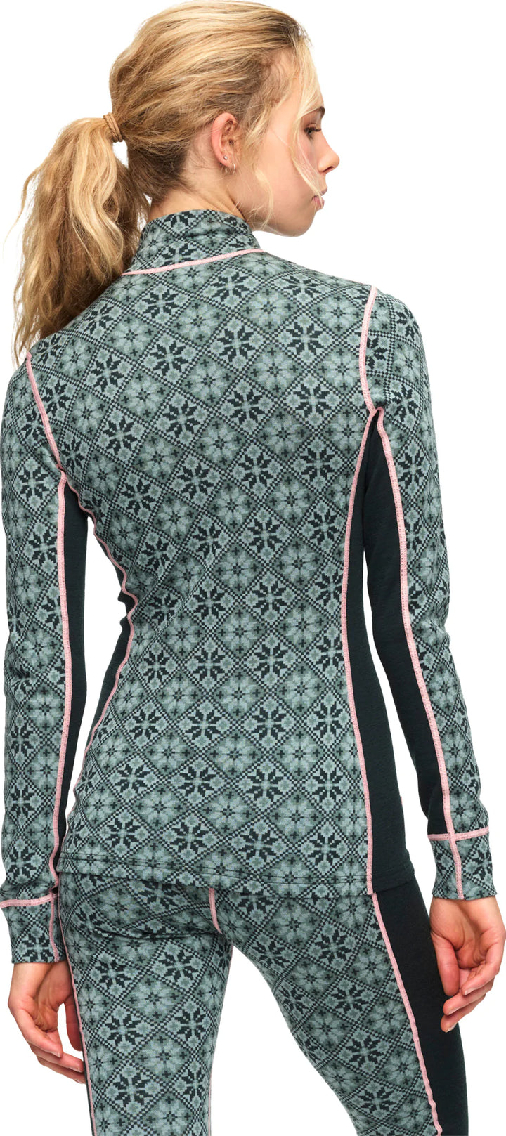 Kari Traa - Rose Half-Zip Base Layer Top in Murk