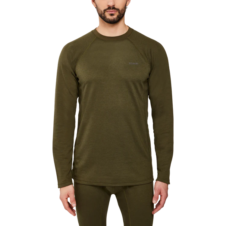 Kombi - Merinomix Pro Crew Top Men in Fern