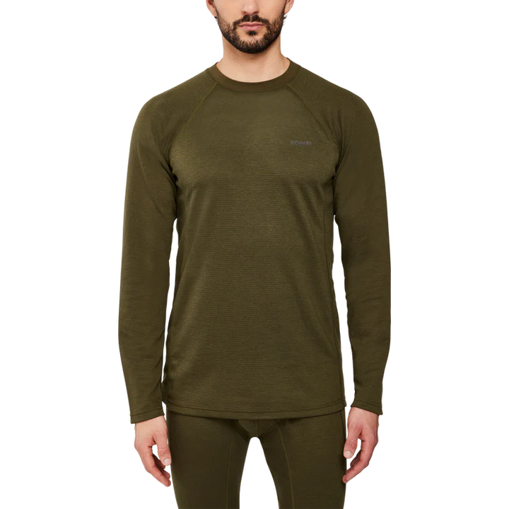 Kombi - Merinomix Pro Crew Top Men in Fern
