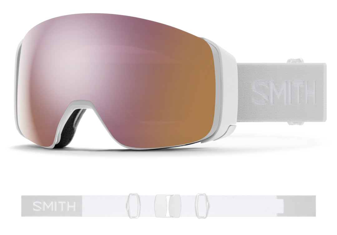 Smith - 4D Mag Goggles in Chromapop Rose Gold Mirror White Vapor