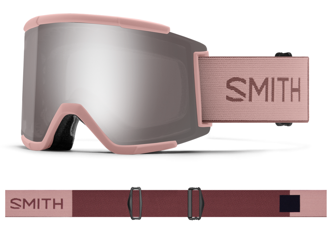 Smith - Squad XL Goggles in Chromapop Sun Platinum Mirror Rock Salt Tannin