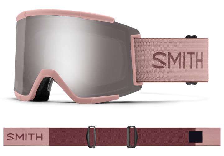 Smith - Squad XL Goggles in Chromapop Sun Platinum Mirror Rock Salt Tannin