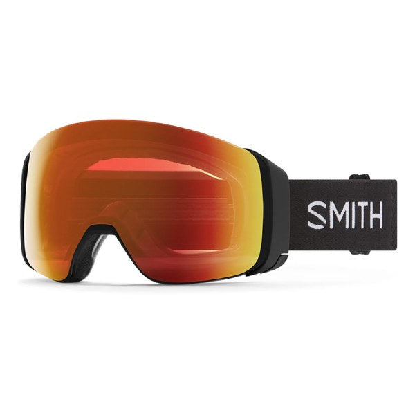 Smith 4G Mag Low Bridge Fit in Black || ChromaPop Everyday Red Mirror