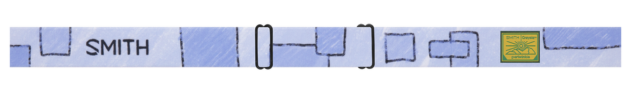 Smith - Rascal Goggles in Crayola Periwinkle x Smith || RC36 strap