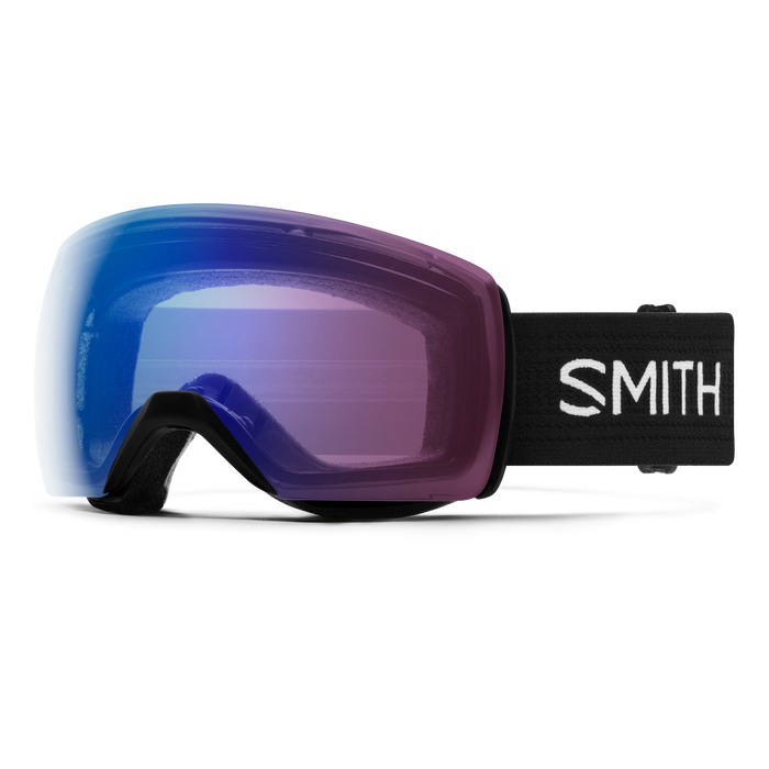 Smith - Skyline XL Goggles in Black || ChromaPop Photochromic Rose Flash