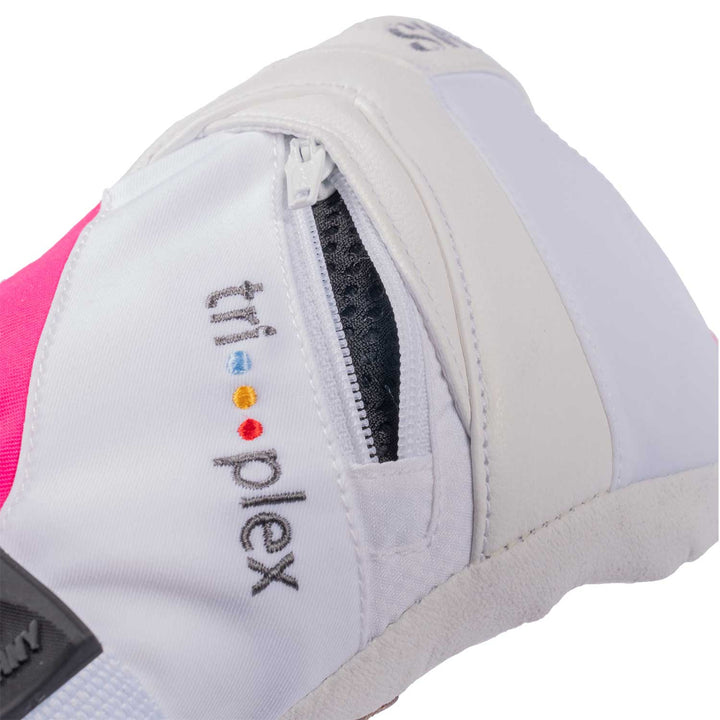 Swany - X-Change Junior Mitt in White Magenta, detail