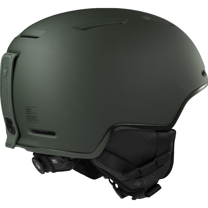 Sweet - Looper Helmet in Matte Highland Green, side back