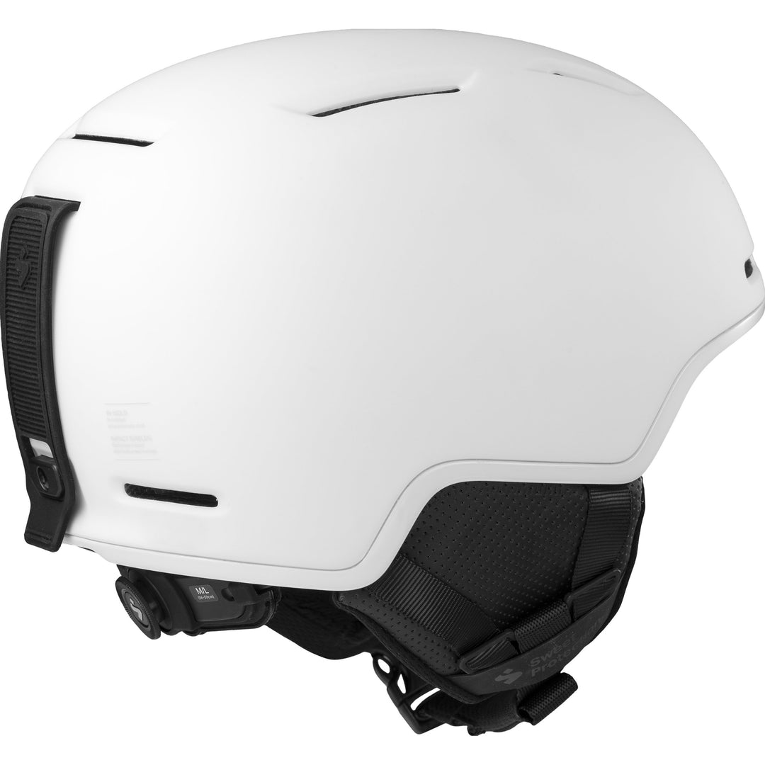 Sweet - Looper Helmet in Satin White, side back