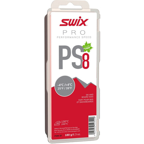 Swix - PS8 Red -4°C/+4°C 180g