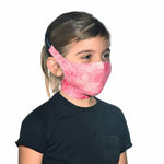 Profile image of a kid wearing a Buff Filter Kids' Mask in Nympha Pink