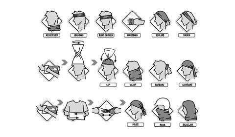 How to wear Buff's Junior Original Neckwear