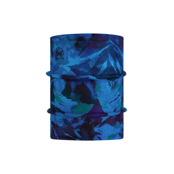 Buff - Junior Reversible Polar Neckwarmer in High Mountain Blue