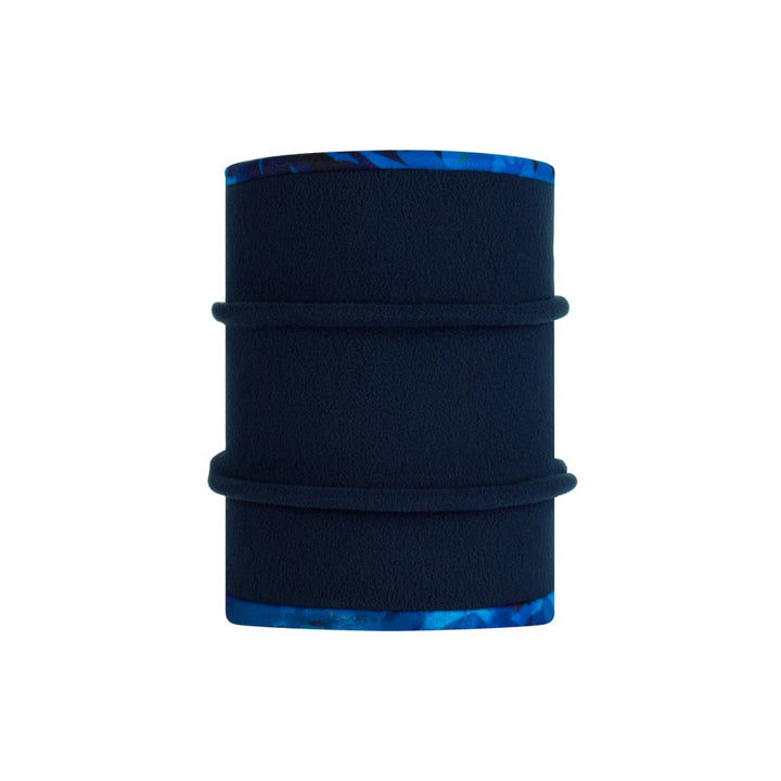 Buff - Junior Reversible Polar Neckwarmer in High Mountain Blue, reversed