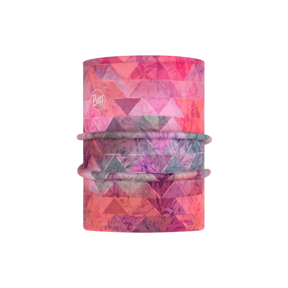 Buff - Junior Reversible Polar Neckwarmer in Prysma Multi