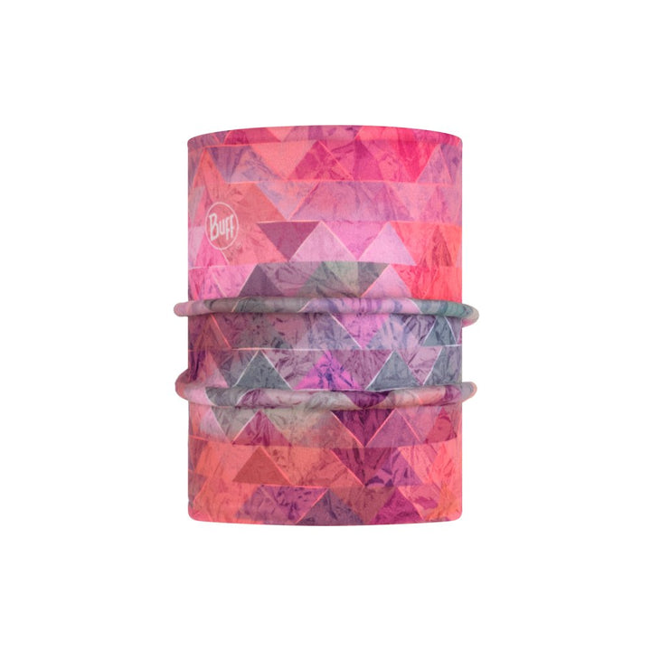 Buff - Junior Reversible Polar Neckwarmer in Prysma Multi